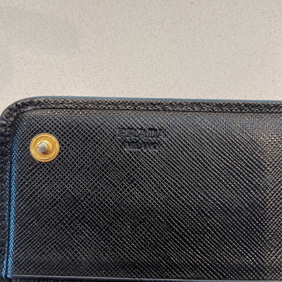 Prada Saffiano wallet - Black - Picture 6 of 16